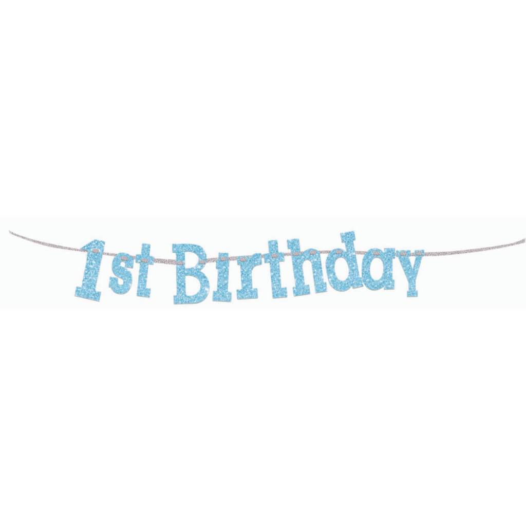 1st Birthday Diamond Banner