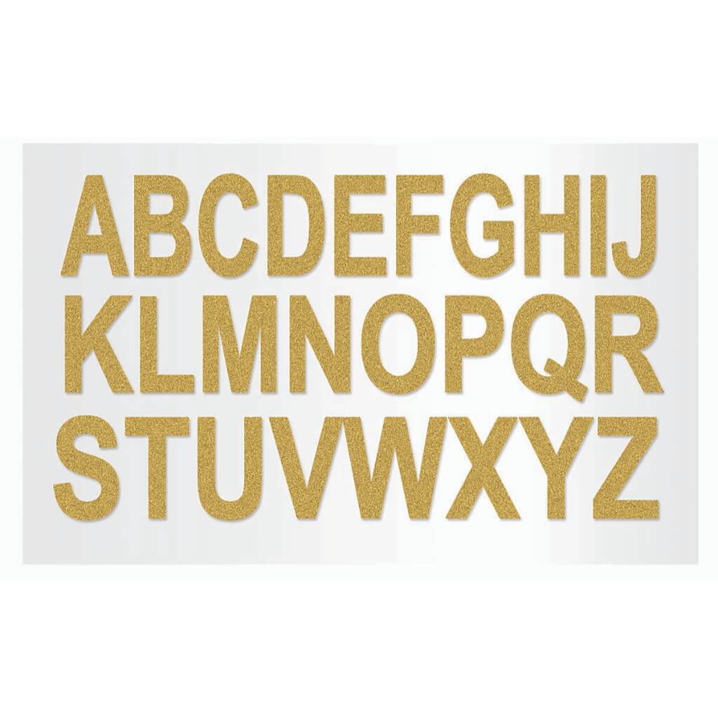 Diamond  Letter Sticker 1 Sheet