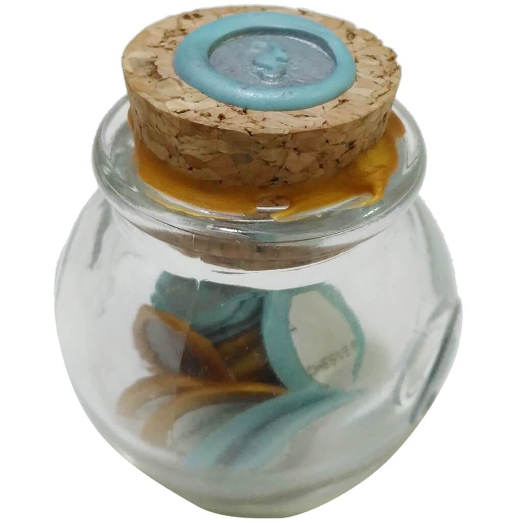 Glass Bottle Seahorse