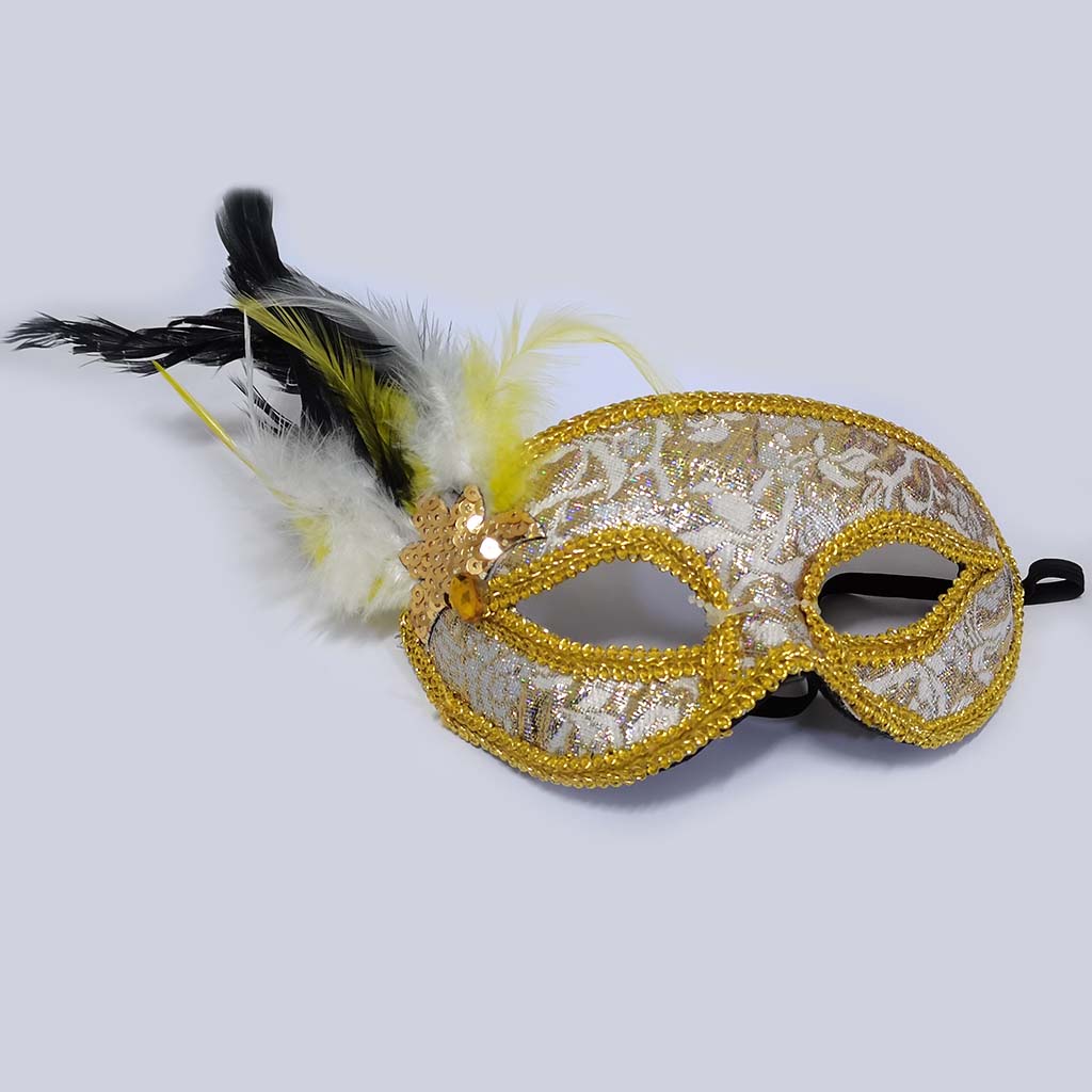 Filigree Textured Venetian Mask