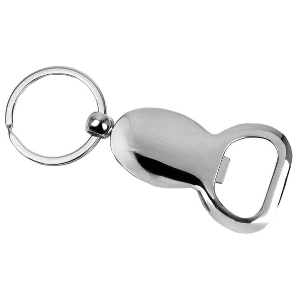 KEYCHAIN BOTTLE OPENER SILVER 