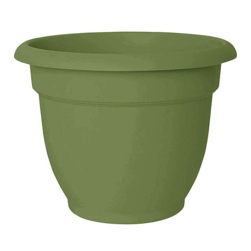 Ariana Green Plastic Round Self Watering Planter 20in 