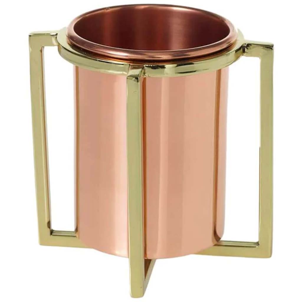 SOCIETY VASE 3.25"X 3.25"X 4.2 