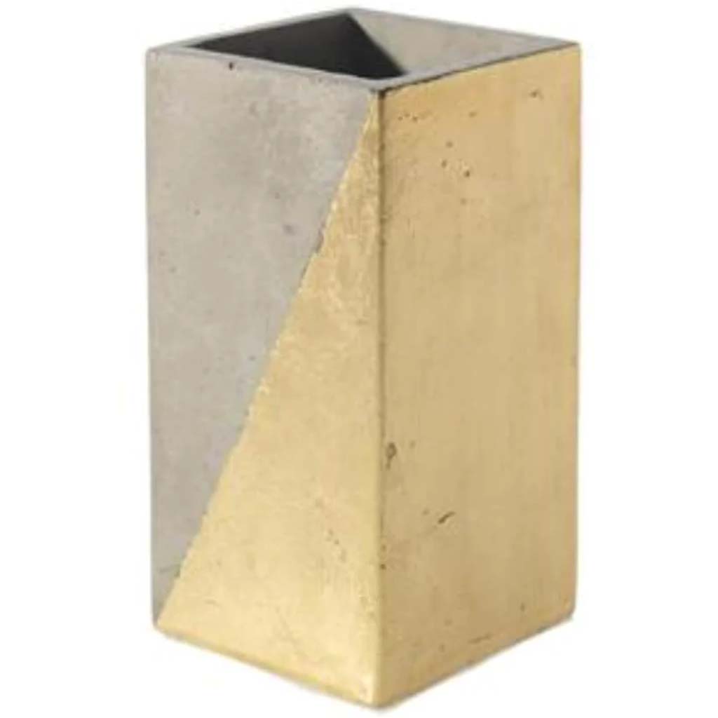 PARADOX VASE 3" X 6.25" GOLD 