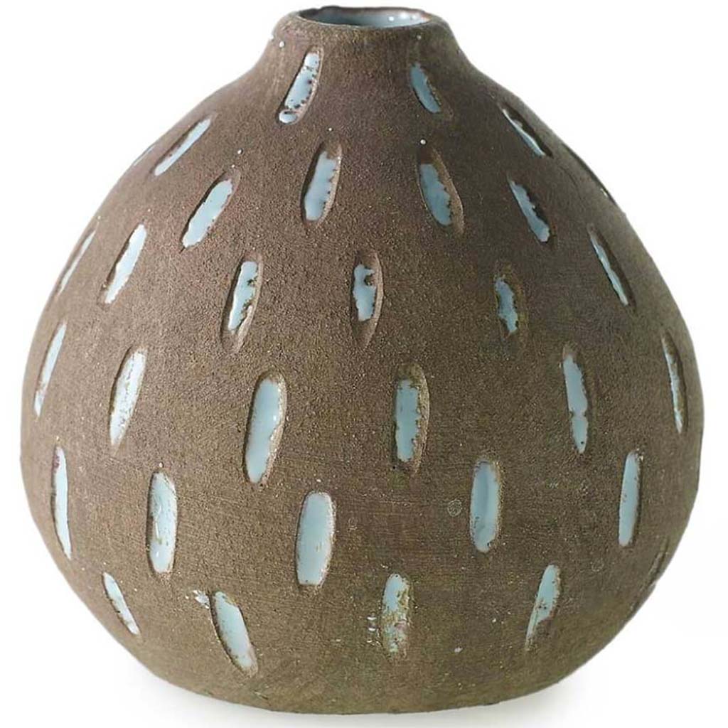 MAYAN BUDVASE 3.75"X3.75" 