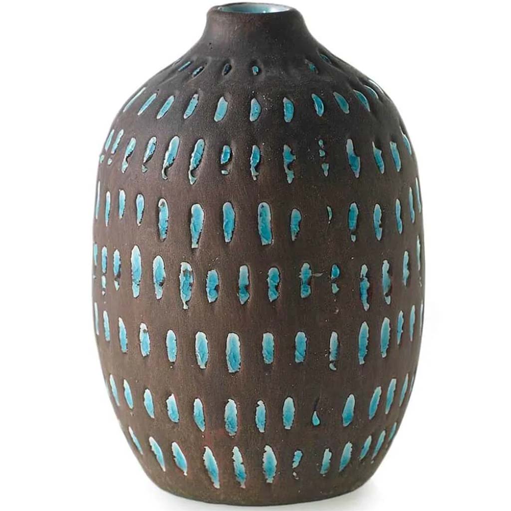 MAYAN BUDVASE 3.75"X5.5" 