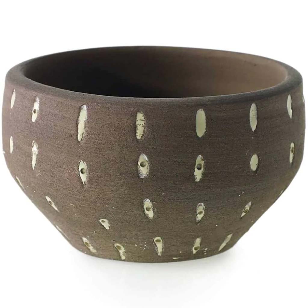 MAYAN BOWL 5"X 3" BROWN 