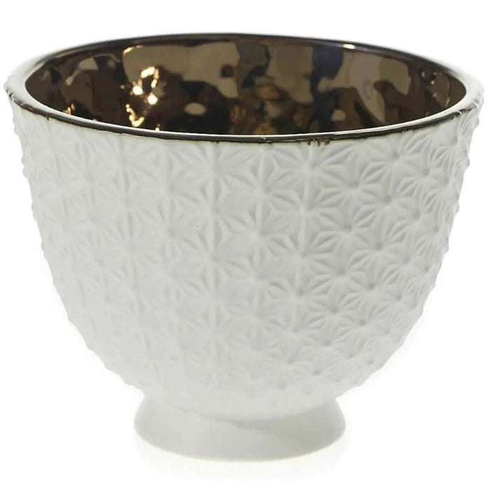 PIERRE COMPOTE 6"X 5" WHITE 