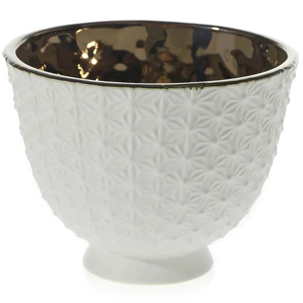 PIERRE COMPOTE 6"X 5" WHITE 