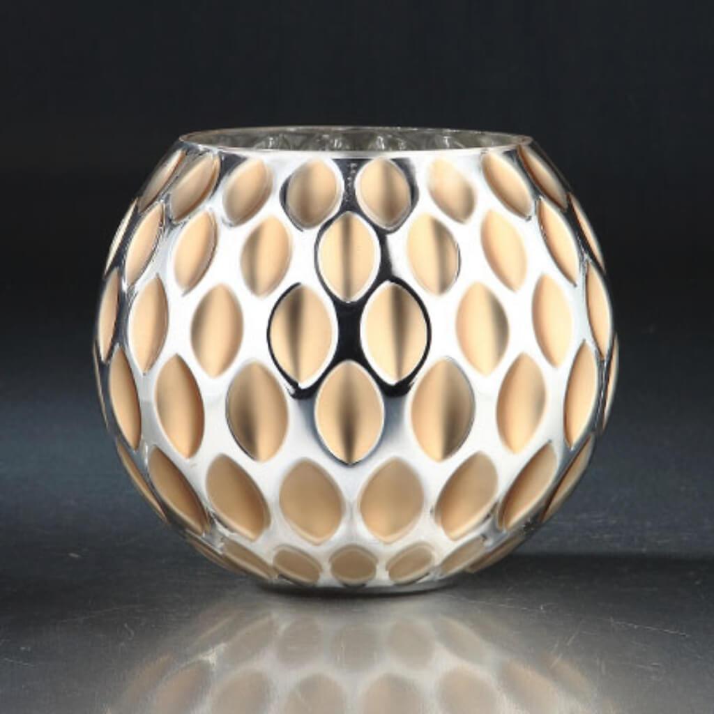 Glass Accessory H:8" D:8.5" 