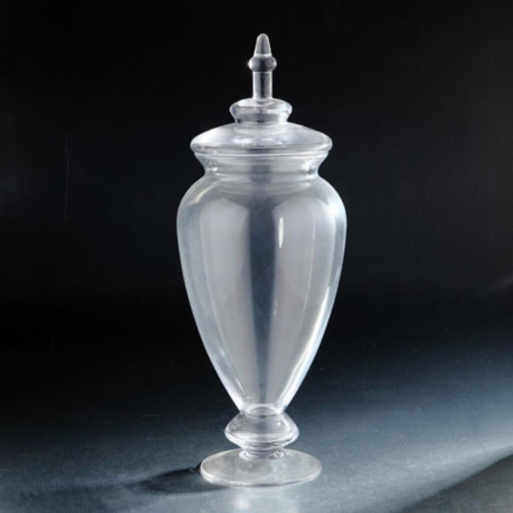 Jar W/Lid H:20&quot; D:7.5&quot; 