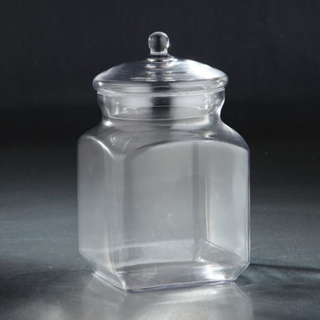 Jar W/Lid H:9.5&quot; D:5.5&quot; 