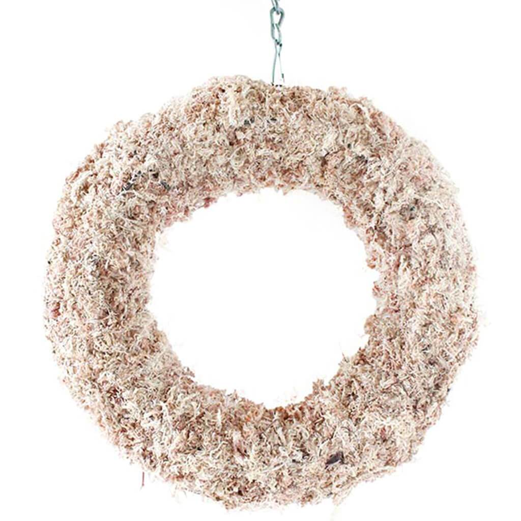 Sphagnum Moss Living Wreath Natural 11in Round