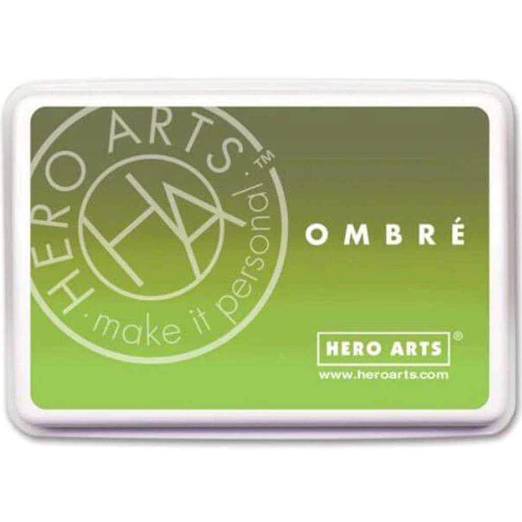 Ombre Ink Pad Lime to Forever Green 