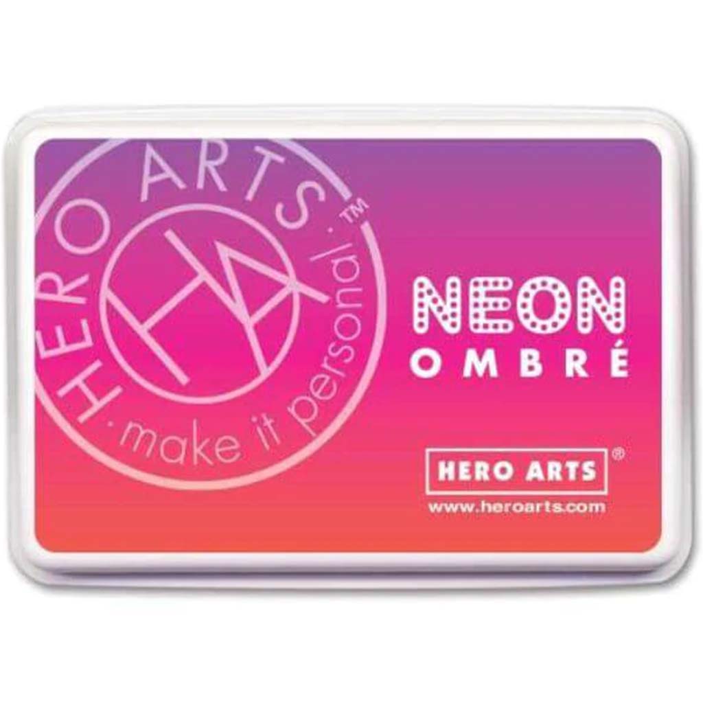 Ombre Ink Pad Neon Red To Purple 