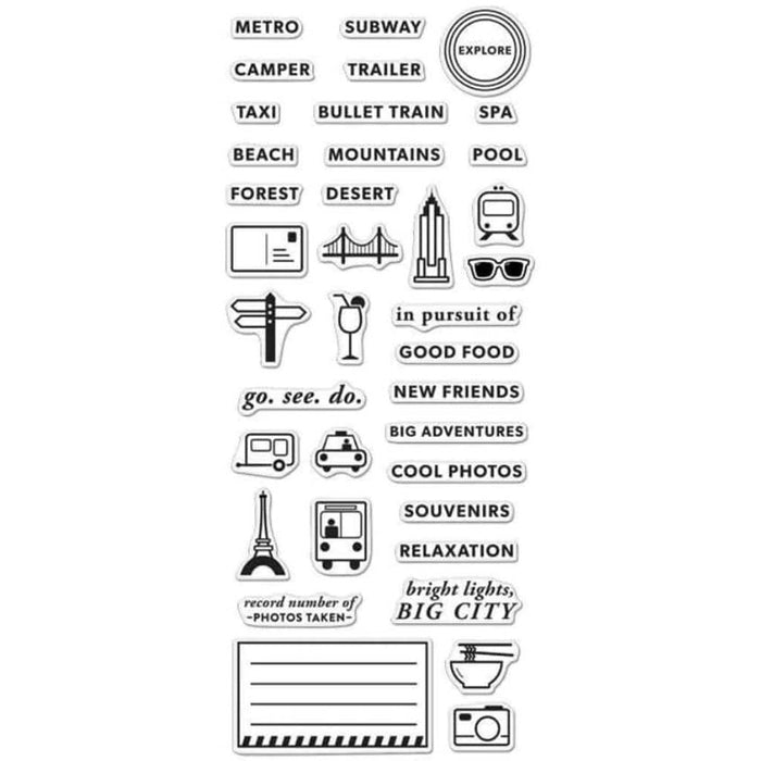 Kelly's Adventure Planner Clear Stamp Set 