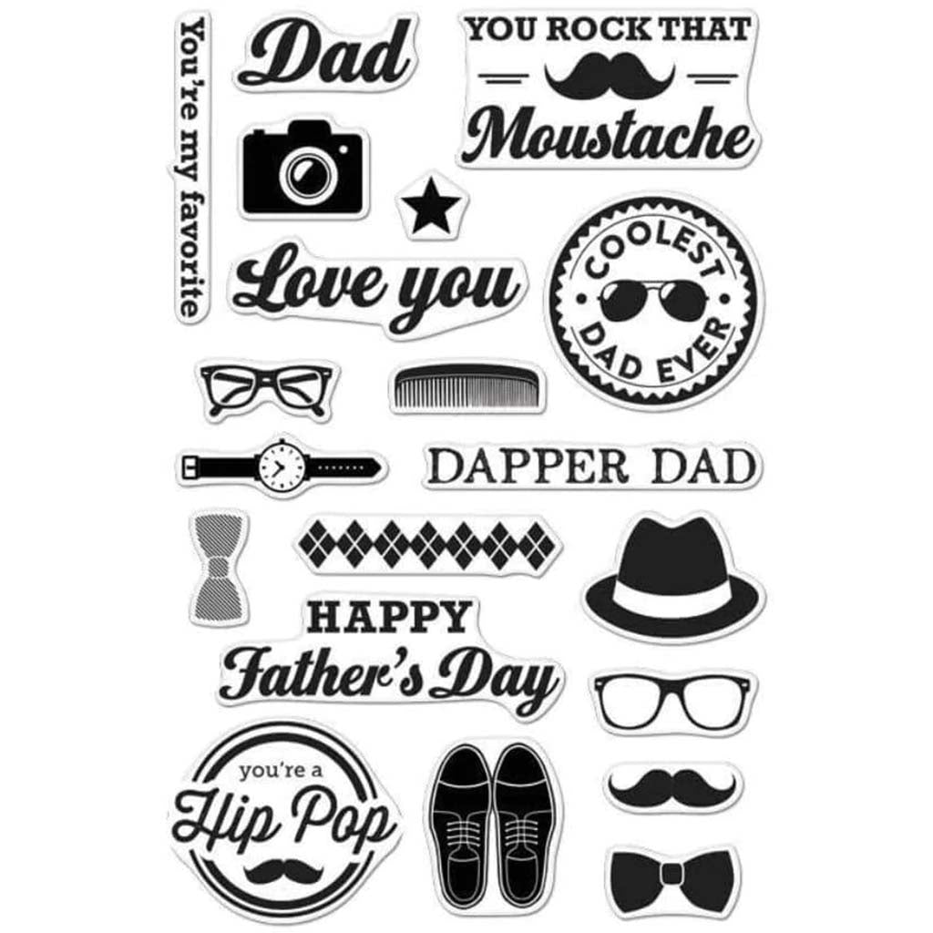 Dapper Dad Clear Stamp 