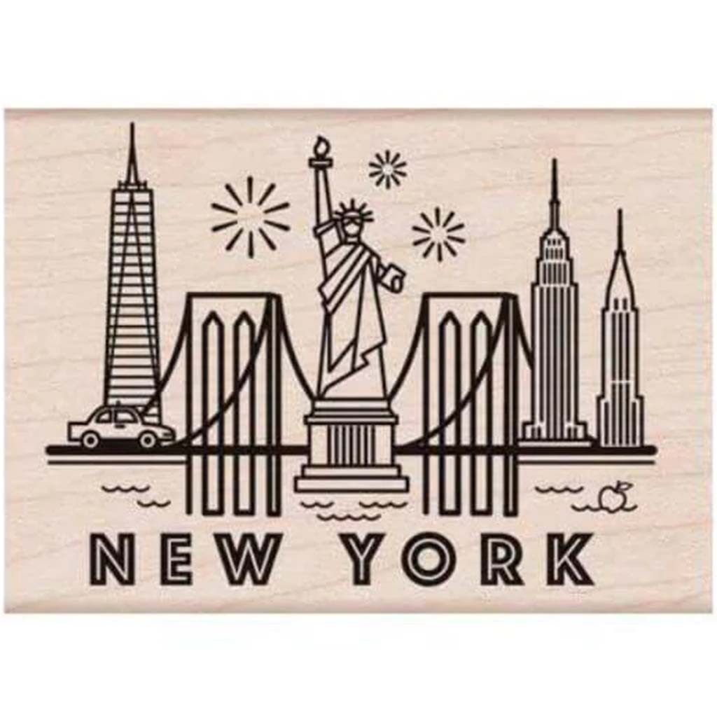 Destination New York Stamp 