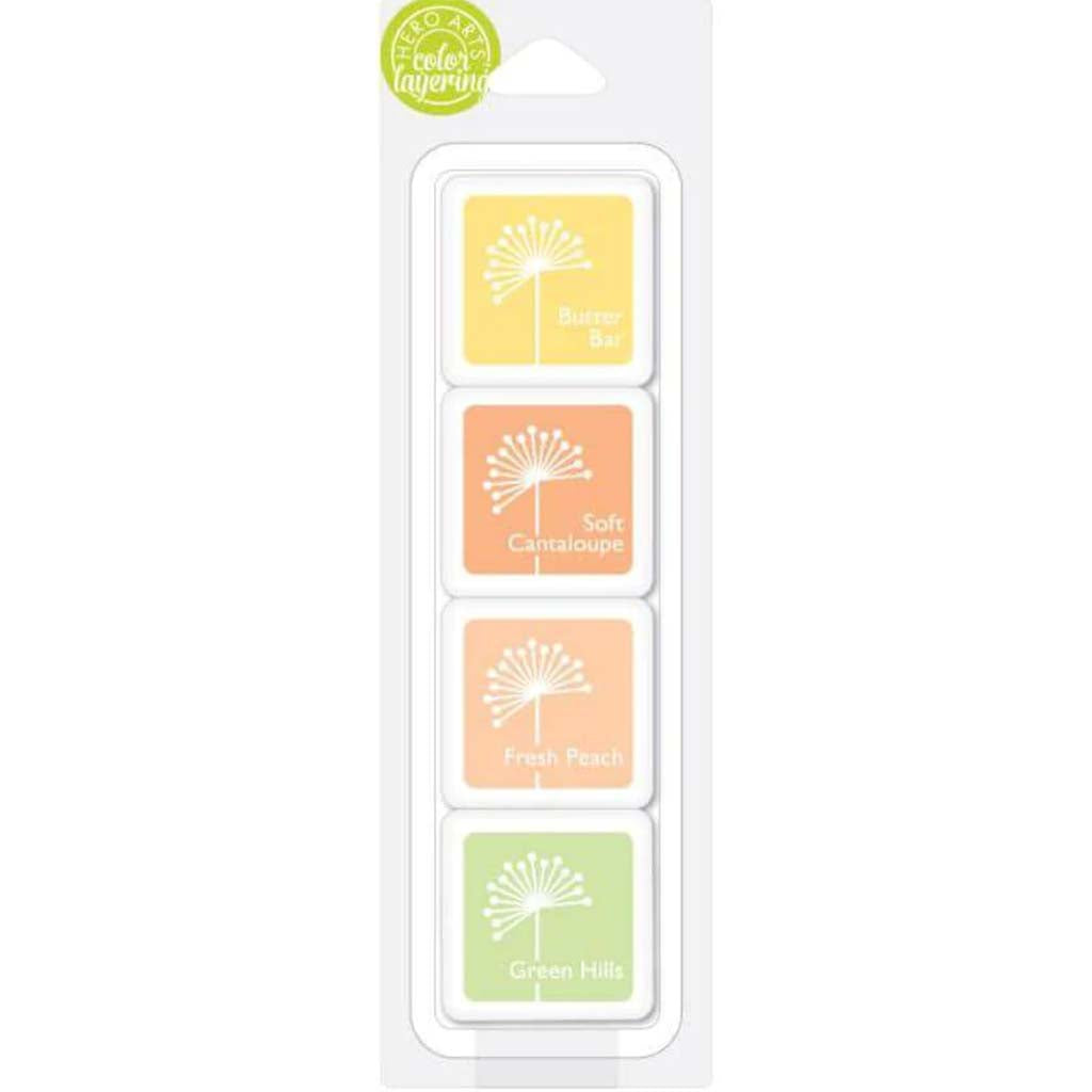 Lucy's Floral Favorites Ink Cubes 4 Colors 