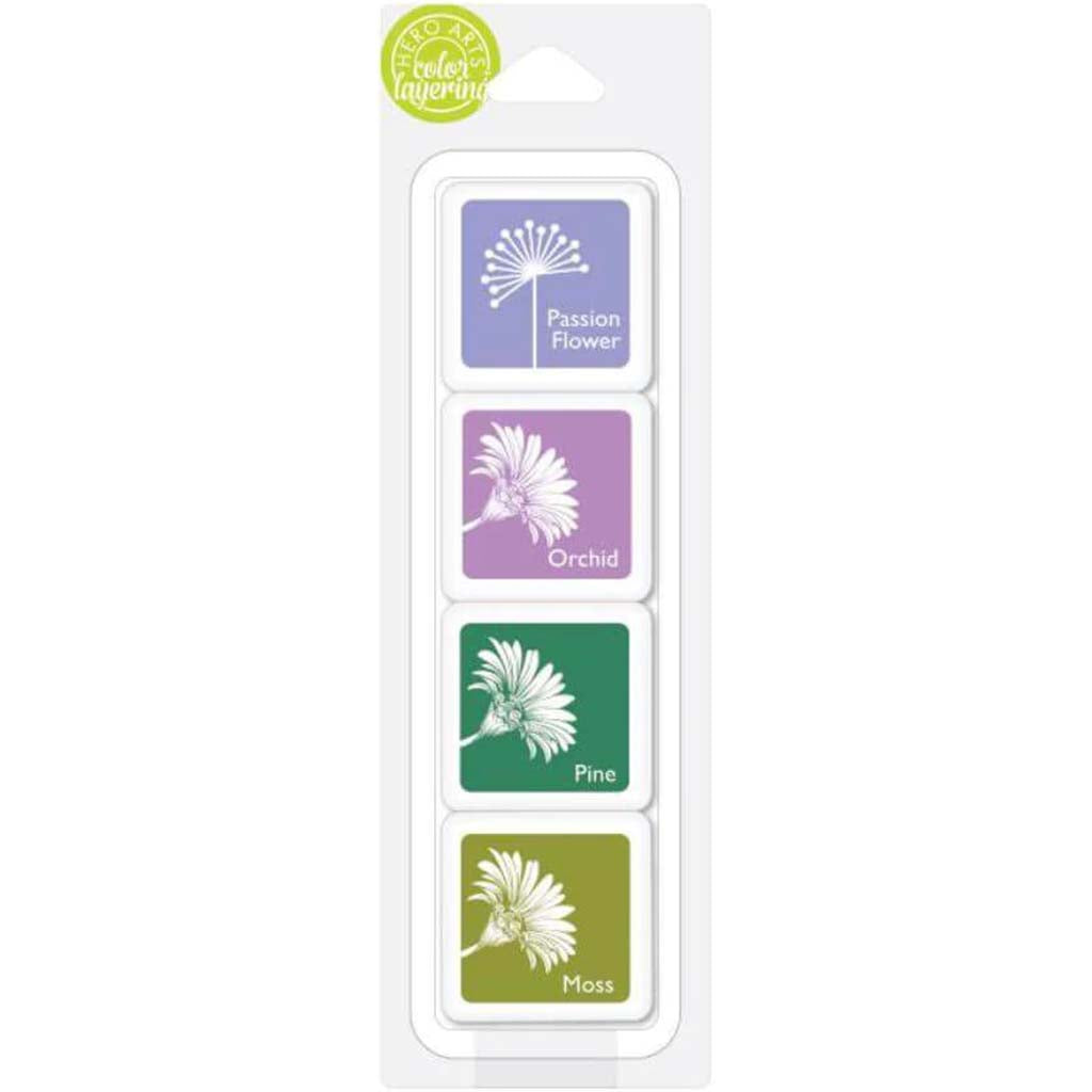 Libby&#39;s Purple Garden Ink Cubes 4 Colors 