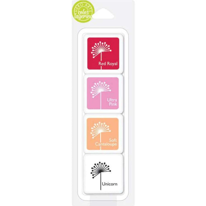 Yana's Sunset Ink Cubes 4 Colors 