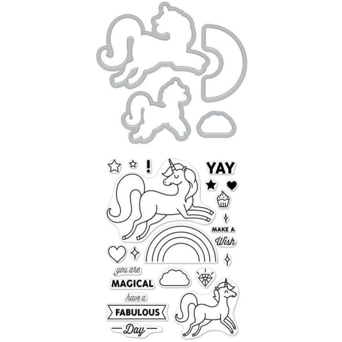 Unicorn Stamp & Cut 