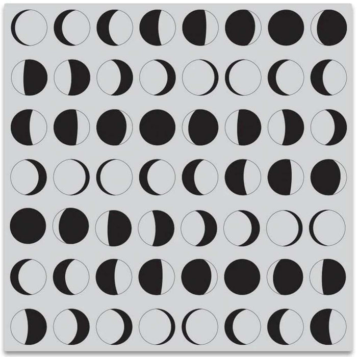It's Just a Phase Bold Prints Cling Stamp 6in X 6in