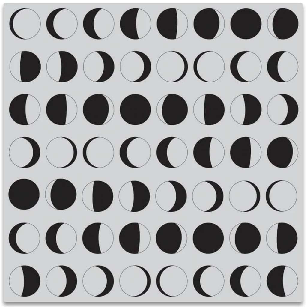 It's Just a Phase Bold Prints Cling Stamp 6in X 6in