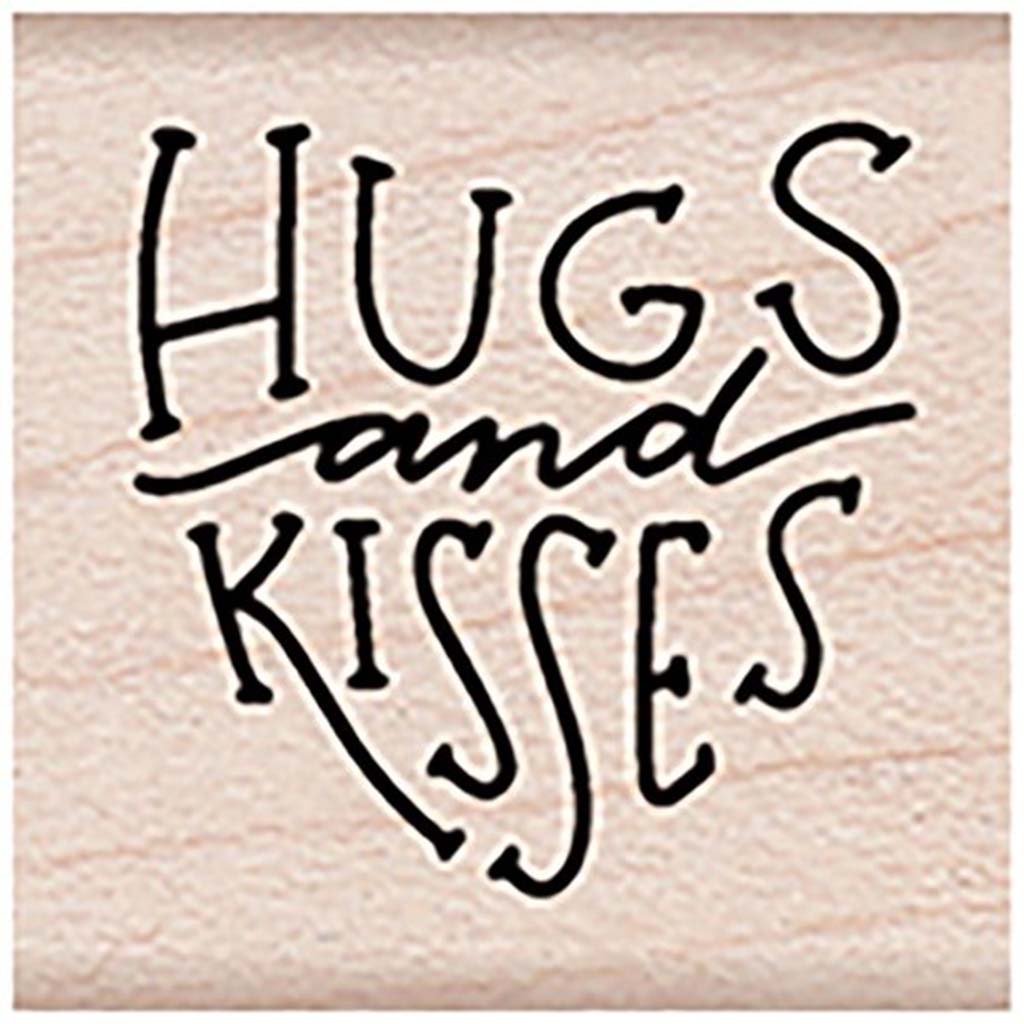 Hugs and Kisses Message Stamp