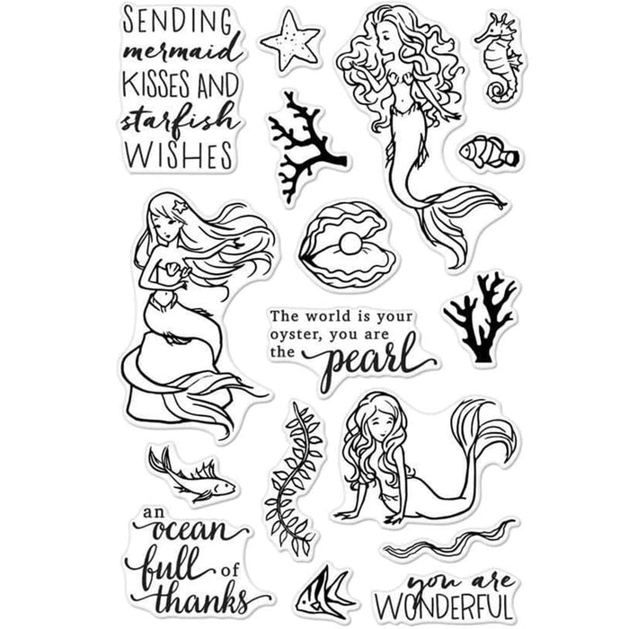 Mermaid Kisses Clear Stamp
