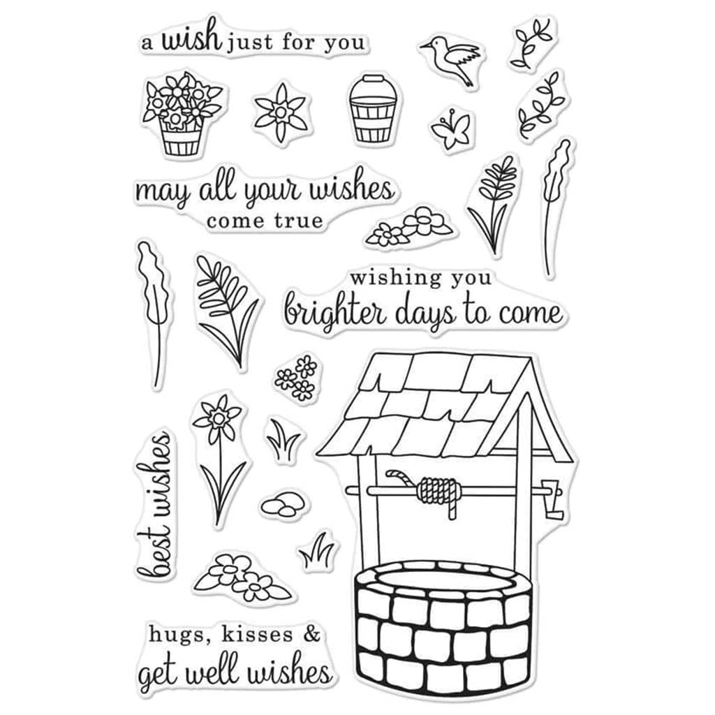 Wishing Well Clear Stamp