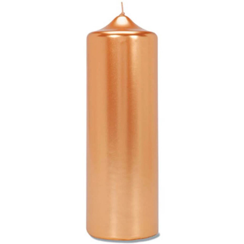 Pillar Candle Metallic Gold