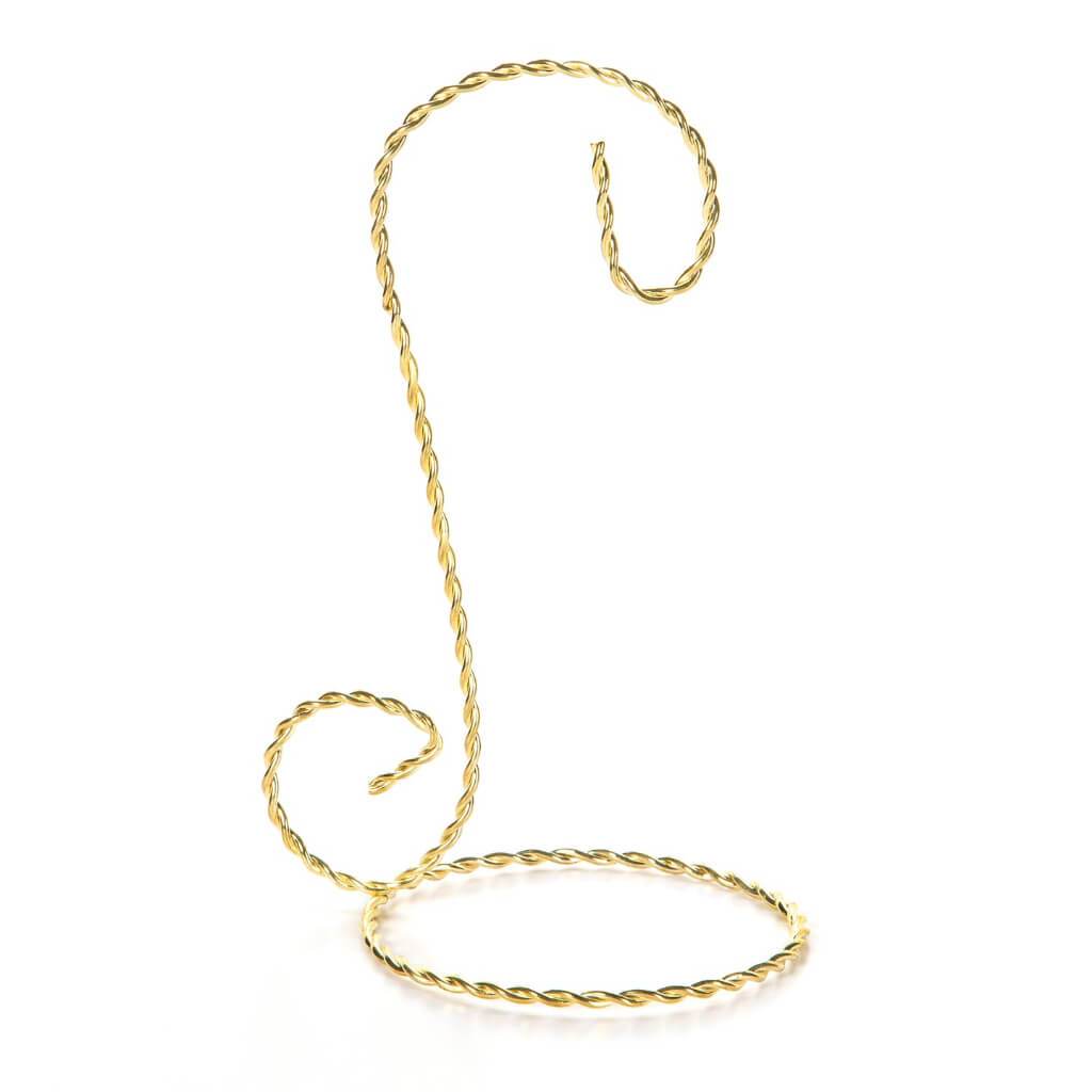 HANGER ROPE METAL GOLD 7.5IN 