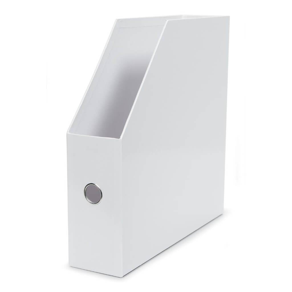 VERTICAL PAPER HOLDER WHITE 