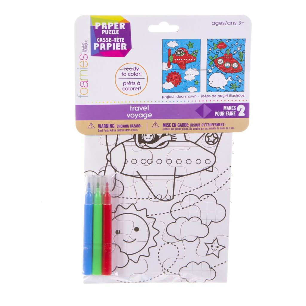 PAPER PUZZLES KIT 5X7IN TRAVEL 