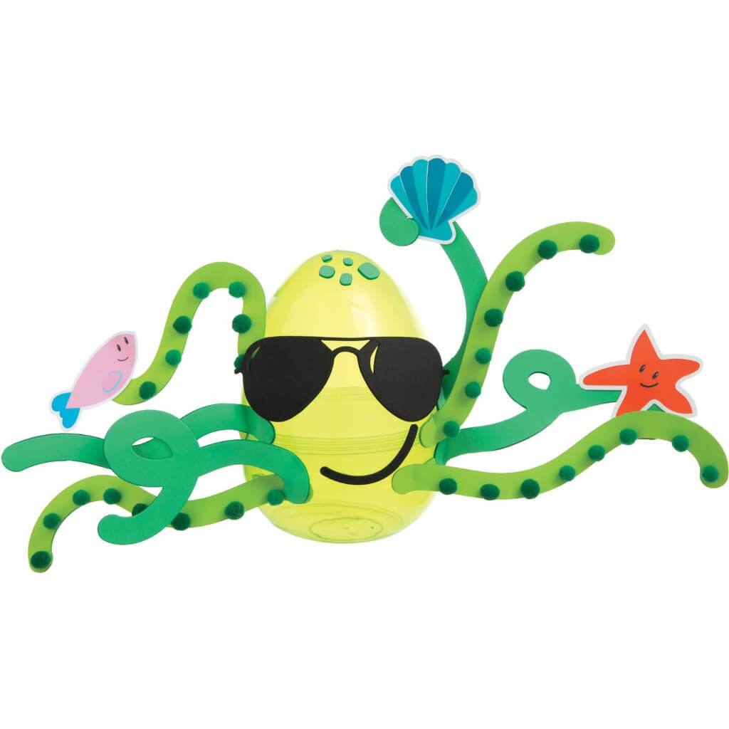 PLASTIC EGG KIT OCTOPUS 