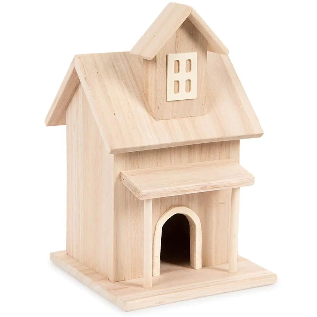 WOOD BIRDHOUSE FARM HOUSE 