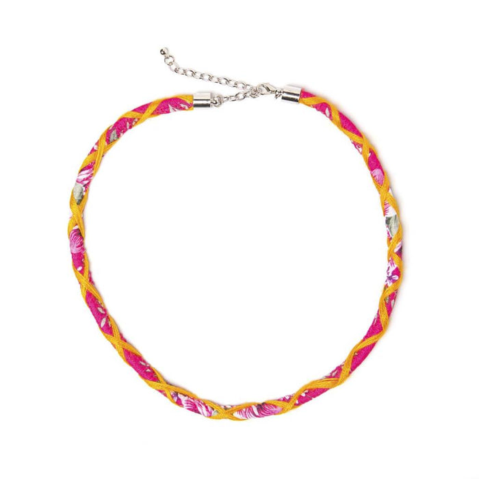 CLOTH NECKLACE PNL GOLD 18IN 
