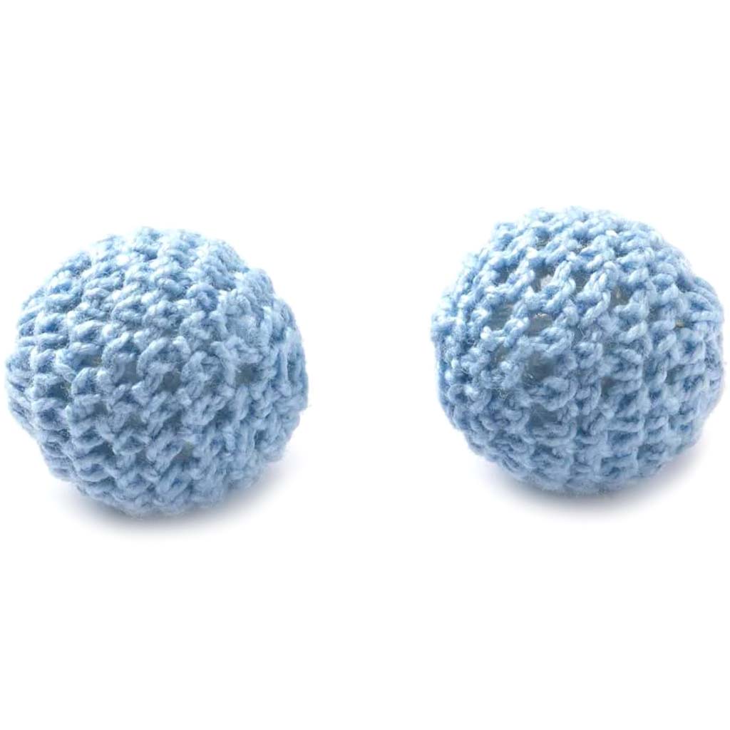 CROCHET BEAD .78 AQUA2PC 