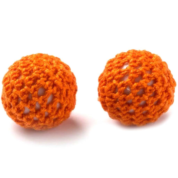 CROCHET BEAD .78 ORNGE 2PC 
