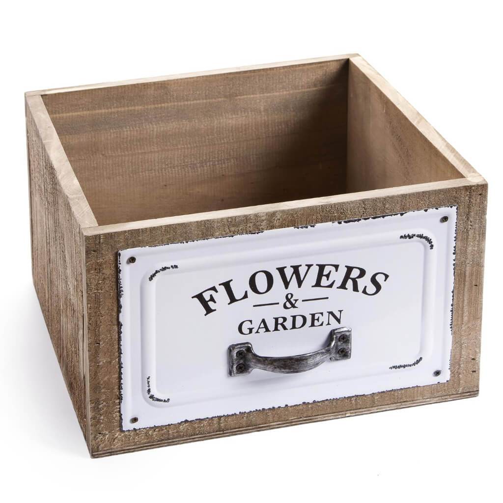 WOOD STORAGE FLOWERS 