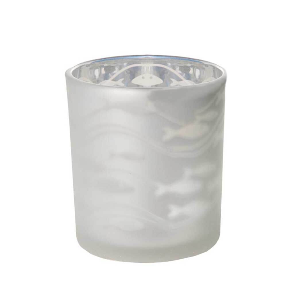 Nautical Glass Candle Holder