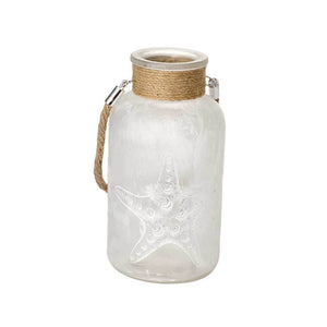 Nautical Style Glass Jar
