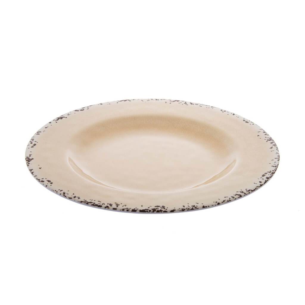 MELAMINE SALAD PLATE 9INCH CREAM 