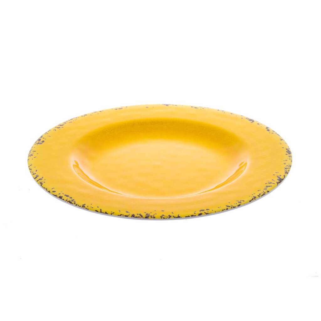 MELAMINE SALAD PLATE 9INCH YELLOW 