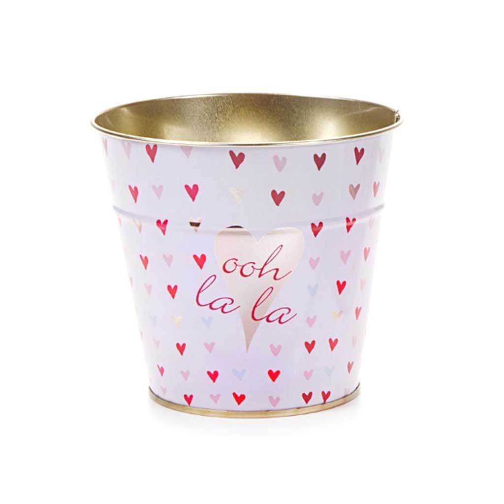 Tt Printtin Bucket A4 White with Heart