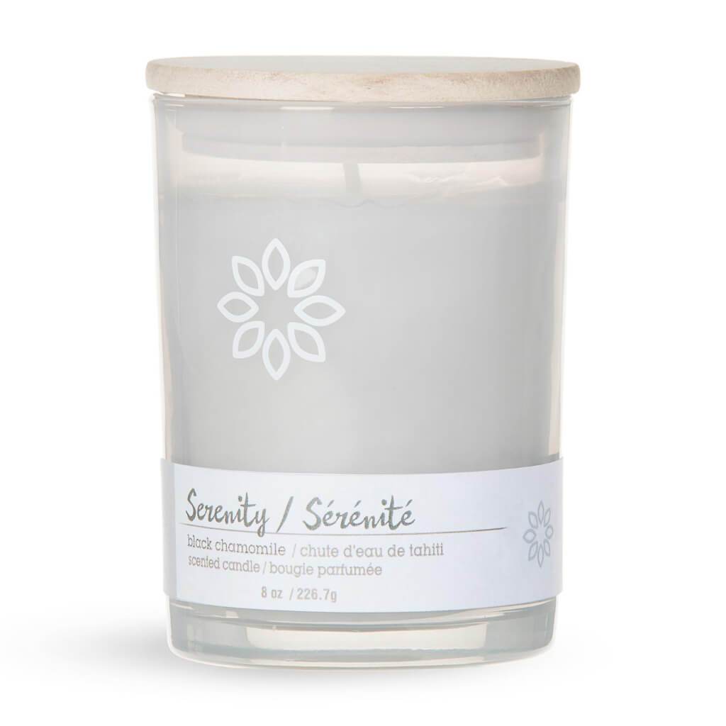 ZEN CANDLE GREY SERENITY 8OZ 