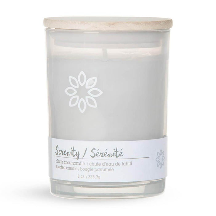 ZEN CANDLE GREY SERENITY 8OZ 