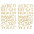 Block Alphabet Stickers Glitter