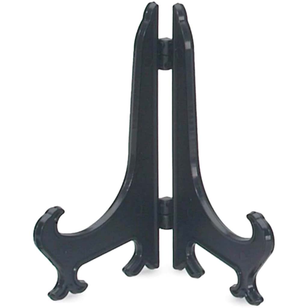 Easel Display Stand - Plastic - Black - 5 inches 